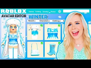 MAKING A WINTER ROBLOX ACCOUNT!