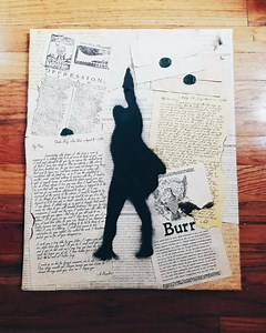 27K views · 693 reactions | So that's where those props went... #HamiltonBway cast member, Lauren Boyd created this incredible #HamArt entirely from old show props! | Hamilton | Facebook