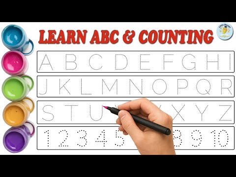 One Two Three | 1 to 10 Counting | ABC ABCD | 123 Numbers | Learn to Count | Alphabet A to Z