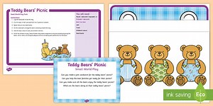 Teddy Bears' Picnic Small World Play Idea and Printable Resource Pack