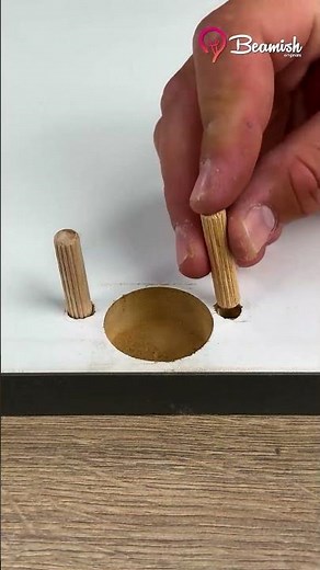 Repaired this broken hinge using wood pieces and strong glue! #repairs #hinges #wood #glue