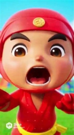 Ninja Lesson #1… WATCH YOUR STEP! 😂🍌 | Funny Kids Cartoon Short