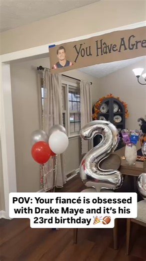 A Drake “Drake Maye” Maye themed party goes unbelievably hard 😭🔥 (via: mckayla_knox/TT) | The Athletes Plug