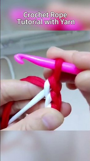 Crochet Rope Magic! Easy & Stunning Yarn Cord Tutorial for Beginners Step-by-Step#crochet #knitting