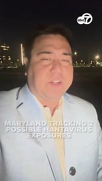 2 Maryland residents being monitored after potential hantavirus exposure on flight