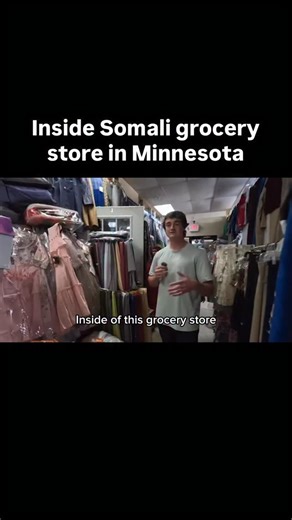 🚨 Inside this grocery store in Minnesota, you will find multiple stores crammed into one room where different shops operate. One man runs a phone company and wires money back to Africa, throughout Minnesota you will find money wiring businesses that send US dollars back to Somalia. This Somalian man was brought into the US through the UN from Uganda | Nick Shirley