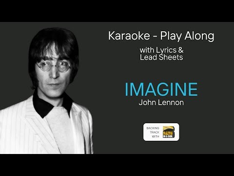 Imagine - John Lennon | Karaoke with Lead Sheets & Beat Counts | Original Key & Tempo