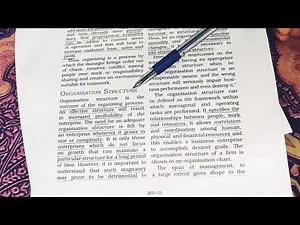 organisation structure || ncert || class 12 business studies