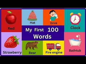 First 100 Words for Babies & Toddlers | Build Vocabulary & Support Speech Development