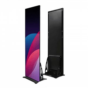 [Hot Item] Floor Standing LED Poster Screen Light Weight Indoor Outdoor Mirror P4 LED Display