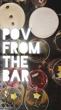 POV bar school | bartending tutorial