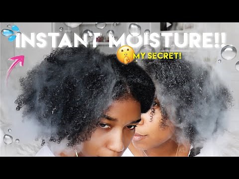 YOU NEED THIS! My SECRET Tip for DRY Natural Hair | BEST Natural Hair Steam Treatment