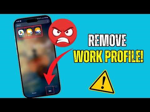 How to Remove Work Profile on Android | Fix Work Profile Not Deleting (Easy Method)