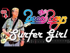 The Beach Boys - Surfer Girl (🔴Bass Tabs | Notation) ‪@ChamisBass‬ #chamisbass #beachboysbass