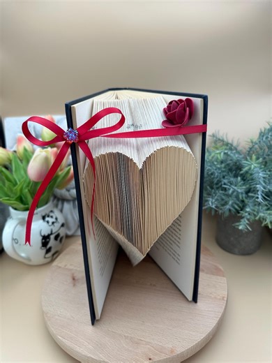 Book Folding Pattern, Paper Heart, MMF, 300 Pages - Etsy