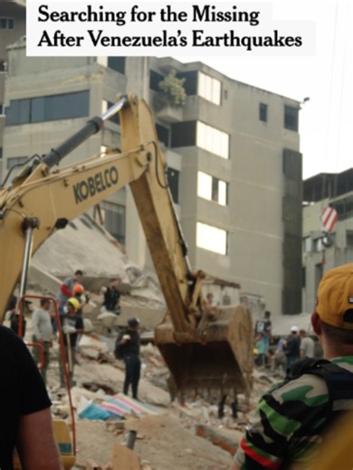 Days after two deadly earthquakes struck Venezuela, people were digging through the rubble to find their loved ones. Thousands of Venezuelans have rushed toward the destruction, loading up pickups and motorbikes with food, water and medicine. The New York Times spoke with friends and relatives of two university students who were missing. Video by Edwin Corona Ramos, Ang Li, Jackeline Luna, Daniel Fetherston and Meg Felling/The New York Times. Correction: An earlier version of this video misstate