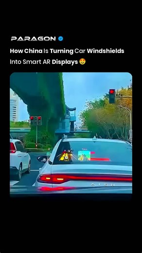 Paragon | "Imagine driving through the city, and suddenly your windshield comes to life 🚗💻! China's revolutionizing car tech with AR displays that... | Instagram