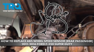 How to Replace Rear ABS Wheel Speed Sensors 2011-2016 Ford F-350 Super Duty