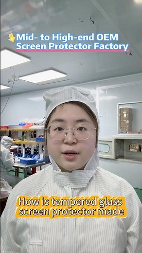 How does tempered glass screen protector made? #screenprotector #factory