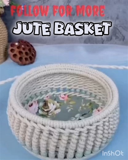 Jute Craft #short#craft#die#basket