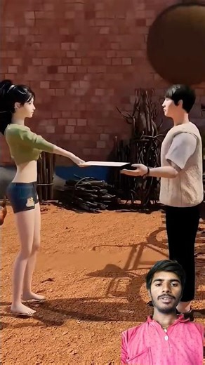 Man Escapes Deadly Flood by Breaking Through Roof | Intense 3D Flood Survival Story#shorts