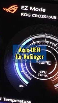 Asus UEFI für Einsteiger: 5 Basics für den Start 🔧 #asusuefi #pcbuild #tuning