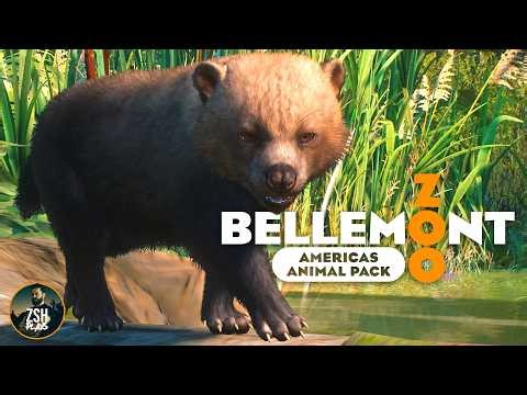 Building for BUSH DOGS in Planet Zoo! | Bellemont Zoo | Americas Animal Pack