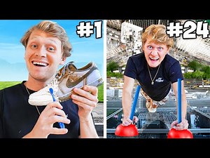 Busting 24 Life Hacks In 24 Hours!