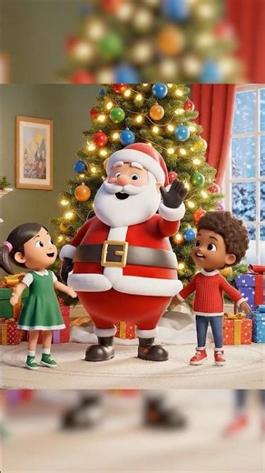 Santa Meets a Toddler 🎅🎁 | Christmas Magic ✨#christmas #santa #kids #kidslearning #toddlers