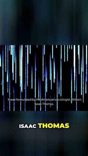 Thomas Theorem Explained: Reality Shaping Consequences! #shorts