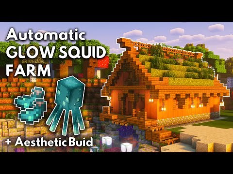 Minecraft GLOW SQUID FARM Tutorial [1.21] - MINECRAFT TUTORIAL