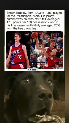 The Craziest Shawn Bradley Coincidence in NBA History 🔥 #shorts #nba #basketball #trending