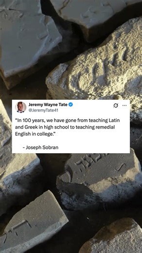 Classic Learning Test on Instagram: "Modern doesn't equal supreme. At CLT, we believe in looking back to the great minds that shaped history and culture and engaging with their writings to form and equip the whole human person intellectually, emotionally, and ethically – to live a happy and fulfilling life. #education #classical #CLT #modern #culture"