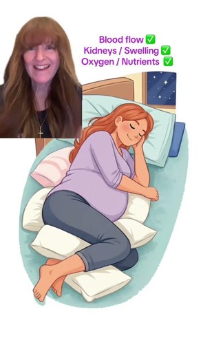 Best sleeping position while pregnant ✅