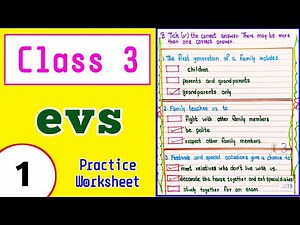 class 3 evs worksheet । evs worksheet for class 3 । class 3 evs