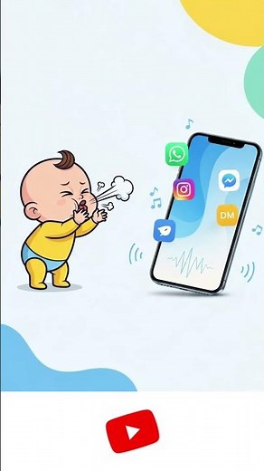 😂 نغمة إشعار عطسة طفل مضحكة 🔔 | أفضل نغمة واتساب قصيرة #نغمات_رنين