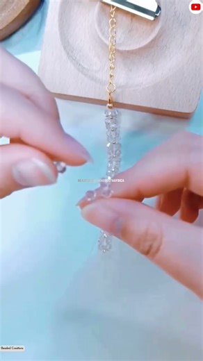 Elegant Crystal Bracelet Tutorial | Simple & Stunning DIY #Shorts #ShortVideo #Handmade
