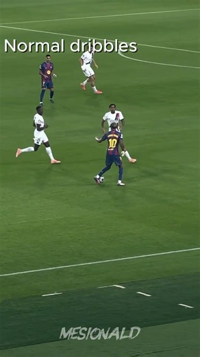 normal dribbles x their