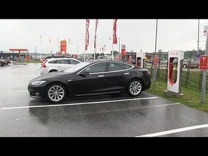 Driving Model S 90D facelift from Stockholm to Oslo