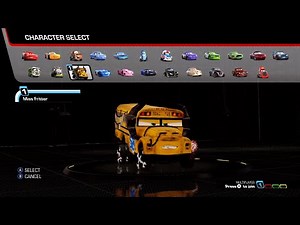 Cars 3 Driven to Win - Miss Fritter Gameplay (Switch)