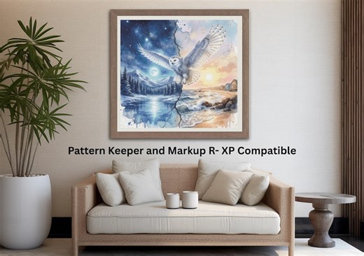 Owl Cross Stitch Pattern, Easy Embroidery Design (PDF Pattern) - Etsy Australia