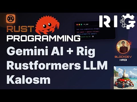 🦀 Build AI-Powered Application in Rust | Gemini AI + Rig-Core | Complete AI Integration 🚀