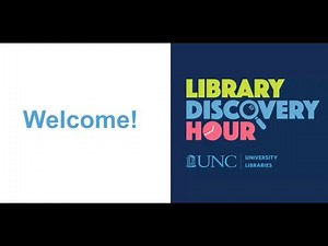 Library Discovery Hour: Generative AI in the Libraries