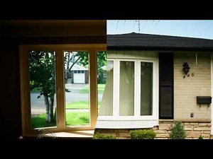 Bow Window with Internal Blinds at Home Designs