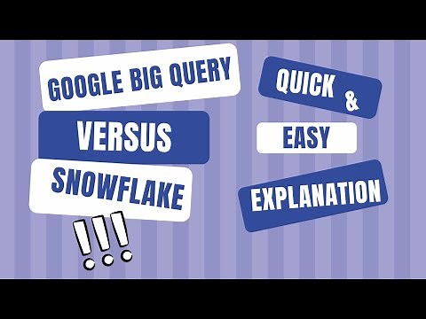Google BigQuery Versus Snowflake Comparison, Main Points, Query Results, AI/ML SQL Queries