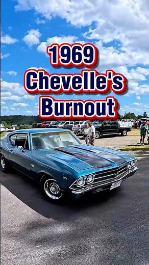 1969 Chevy Chevelle SS Burnout American Muscle