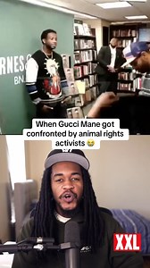309K views · 2.4K reactions | That time Gucci Mane got confronted by animal rights activists  | XXL Magazine | Facebook