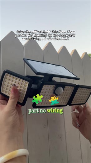 Give your backyard a big surprise #solarlights #outdoorlights #TikTokShopHolidayHaul #ShopVideoCarniva #backyardupgrade