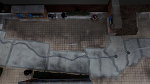 Sidewalk map of US Route 40 - 3D model by Geospatial and Virtual Archaeology Lab and Studio (@GVALS)