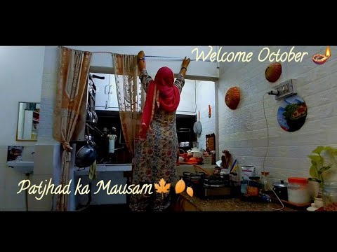 Goodbye September, Hello October! 🍂 | Kitchen Refresh & Terrace Garden Time#patjhadkamousam#Festival